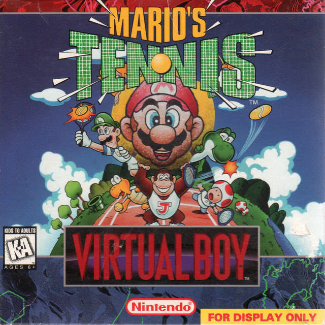 Mario's Tennis - Virtual Boy - Loose Video Games Nintendo   