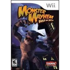 Monster Mayhem - Build and Battle - Wii - in Case Video Games Nintendo   