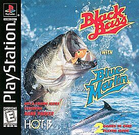 Black Bass With Blue Marlin - Playstation 1 - Complete Video Games Sony   