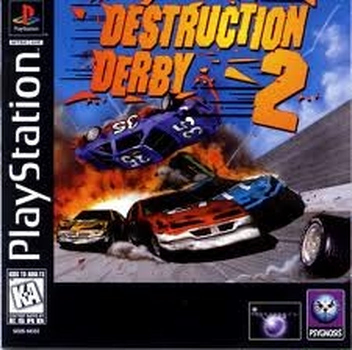 Destruction Derby 2 - Playstation 1 - Complete Video Games Sony   