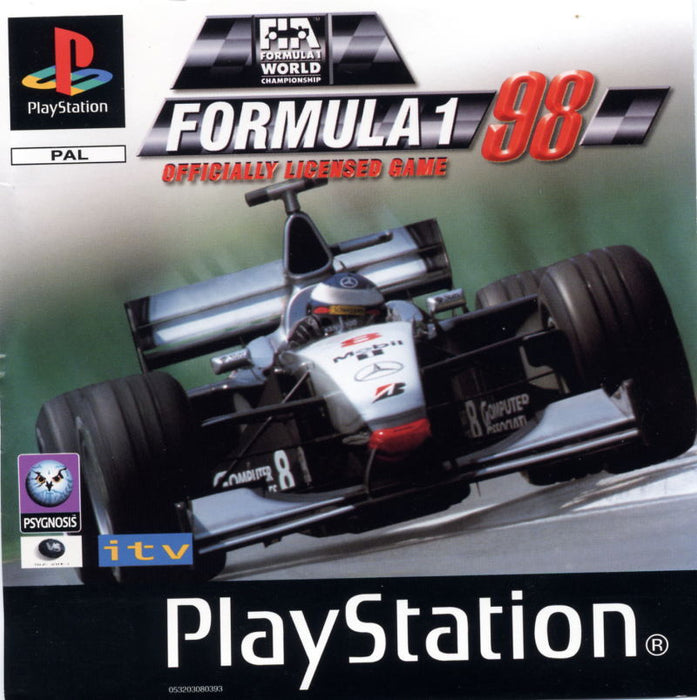 Forumla 1 98 - Playstation 1 - Complete Video Games Sony   