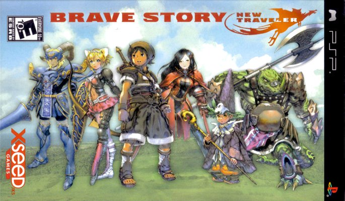 Brave Story - New Traveler - PSP - in Case Video Games Sony   