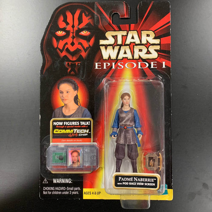 Star Wars - The Phantom Menace - Padme Naberrie with Pod race View Screen Vintage Toy Heroic Goods and Games   