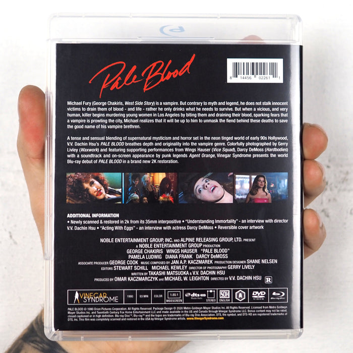 Pale Blood - Blu-Ray/DVD - Sealed Media Vinegar Syndrome   