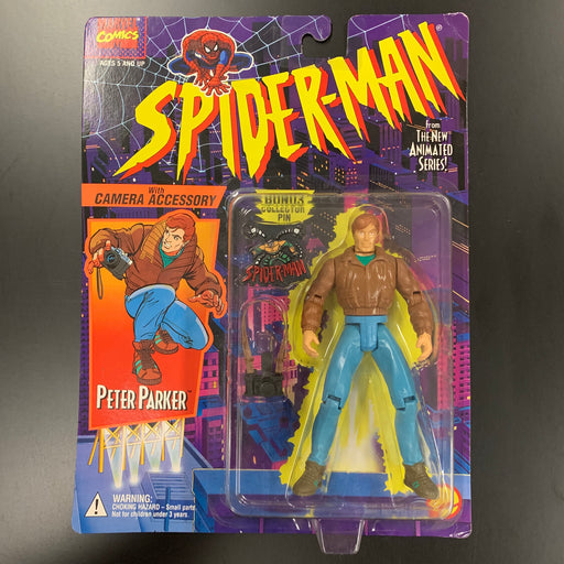 Spider-Man Animated Series - Peter Parker Vintage Toy Heroic Goods and Games   