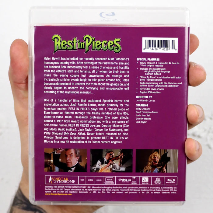 Rest in Pieces -  Blu-Ray - Sealed Media Vinegar Syndrome   