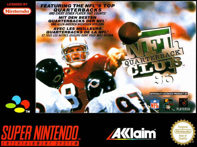 NFL Quarterback Club 1996  - SNES - Loose Video Games Nintendo   