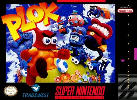 Plok  - SNES - Loose Video Games Nintendo   