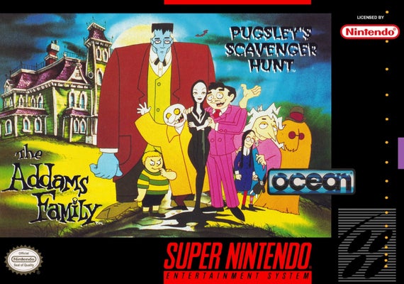 Pugsley’s Scavenger Hunt  - SNES - Loose Video Games Nintendo   
