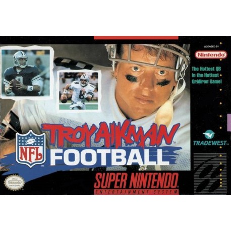 Troy Aikman Football  - SNES - Loose Video Games Nintendo   