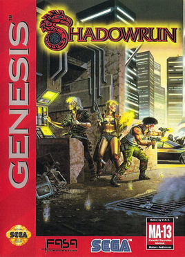 Shadowrun - Genesis - Complete Video Games Sega   
