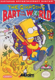 Simpsons - Bart vs The World - NES - Loose Video Games Nintendo   