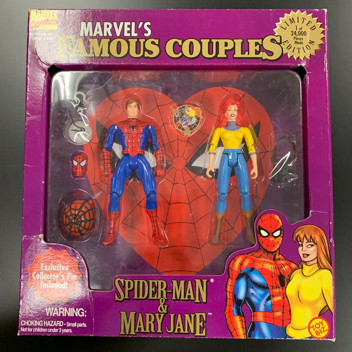 Spider-Man and Mary Jane - Marvel’s Famous Couples Vintage Toy Heroic Goods and Games   