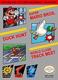 Super Mario Bros/ Duck Hunt/World Class Track Meet - NES - Loose Video Games Nintendo   