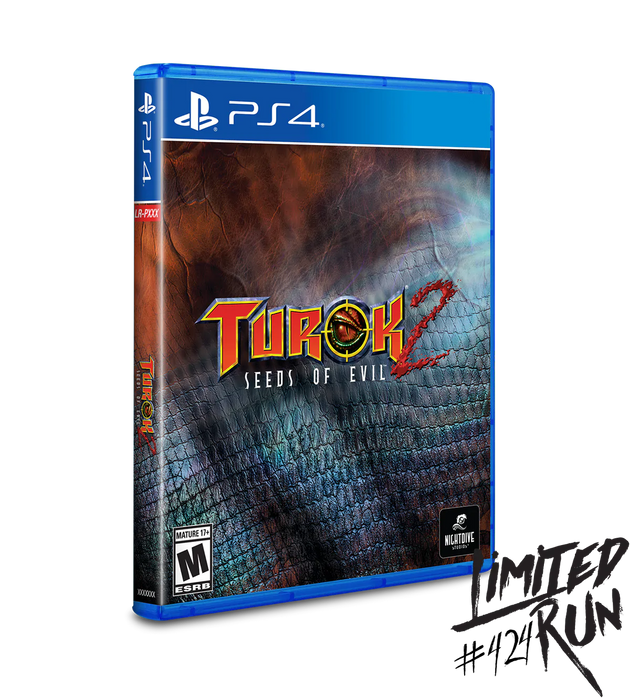 Turok 2 - Seeds of Evil - Limited Run #424 - Playstation 4 - Sealed Video Games Limited Run   