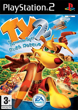 Ty the Tasmanian Tiger 2 - Bush Rescue - Playstation 2 - Complete Video Games Sony   