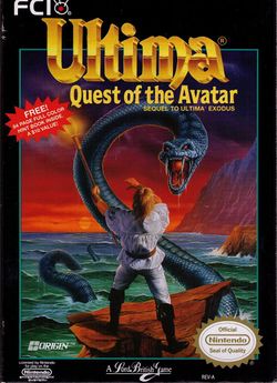 Ultima - Quest of the Avatar - NES - Loose Video Games Nintendo   
