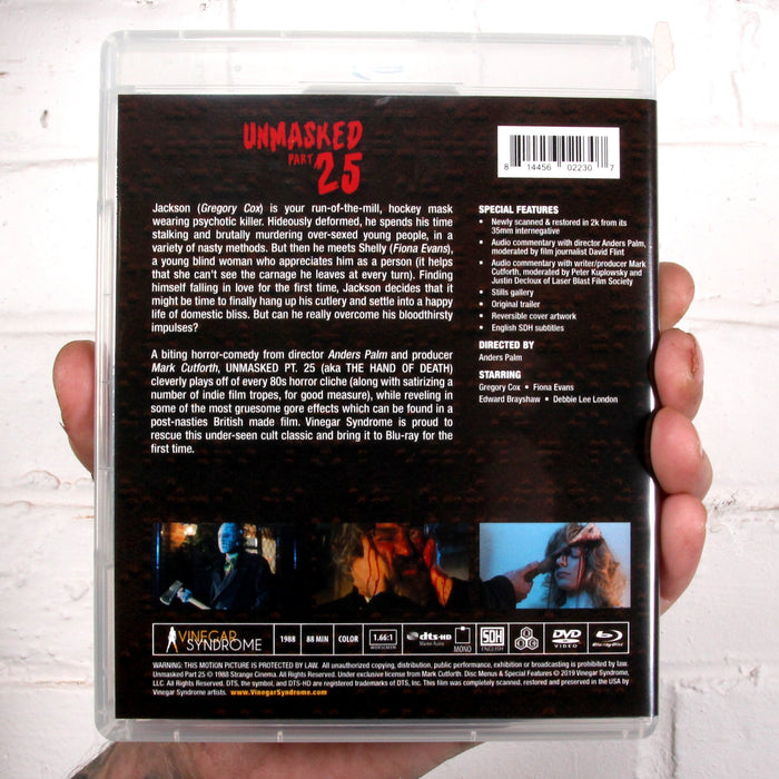 Unmasked Part 25 - Blu-Ray/DVD - Sealed Media Vinegar Syndrome   