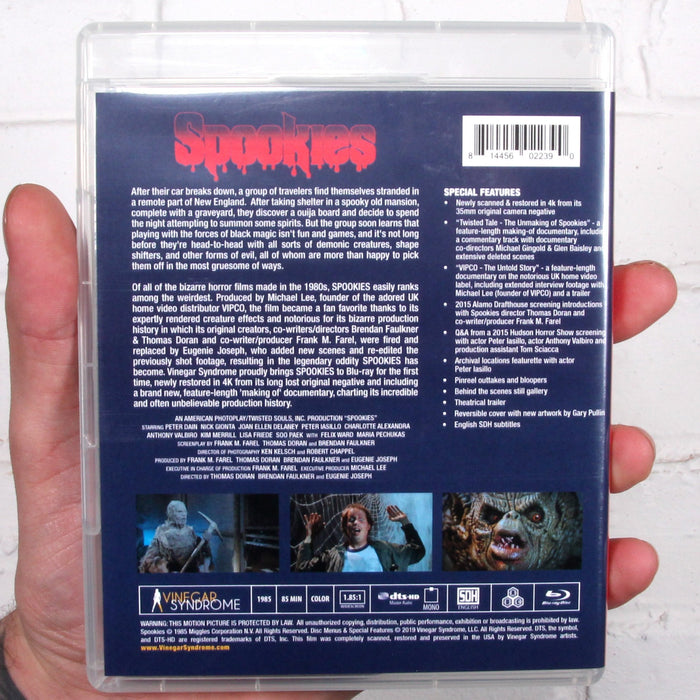 Spookies - Blu-Ray/DVD - Sealed Media Vinegar Syndrome   