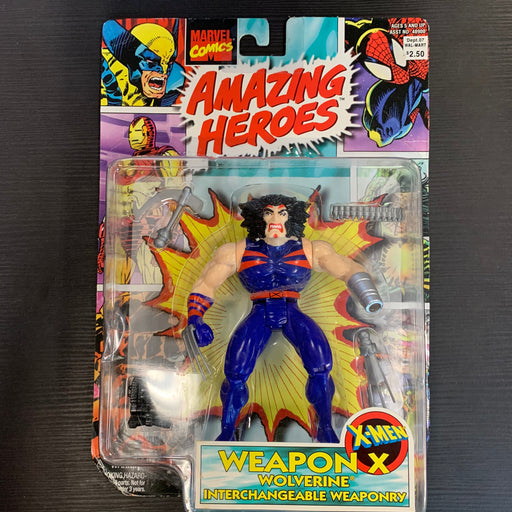 X-Men Amazing Heroes Toybiz - Weapon X - Age of Apocalypse - in Package Vintage Toy Heroic Goods and Games   