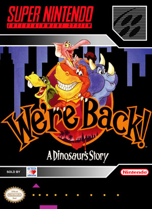 We’re Back - A Dinosaur Story  - SNES - Loose Video Games Nintendo   
