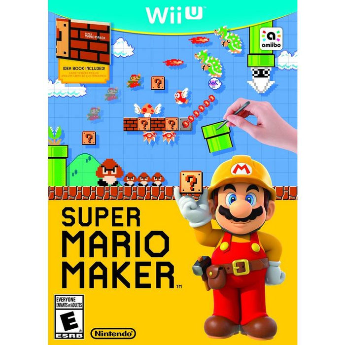 Super Mario Maker - Wii U- in Case Video Games Nintendo   