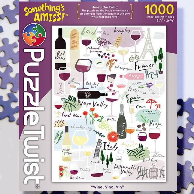 Wine, Vino, Vin Puzzles Heroic Goods and Games   