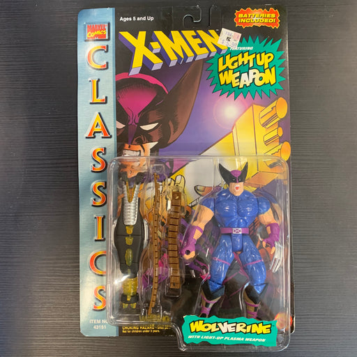 X-Men Classics Toybiz - Wolverine with Light Up Plasma Weapon - in Package Vintage Toy Heroic Goods and Games   