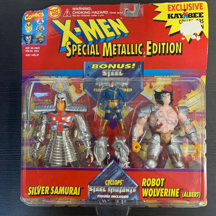 X-Men Toybiz - KayBee Silver Samurai and Robot Wolverine - in Package Vintage Toy Heroic Goods and Games   