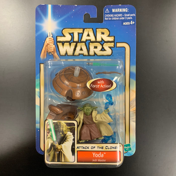 Star Wars - Attack of the Clones - Yoda - Jedi Master Vintage Toy Heroic Goods and Games   