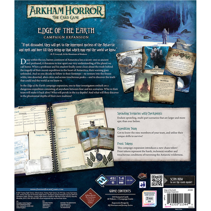 Arkham Horror LCG: Edge of the Earth Campaign Box Board Games Asmodee   