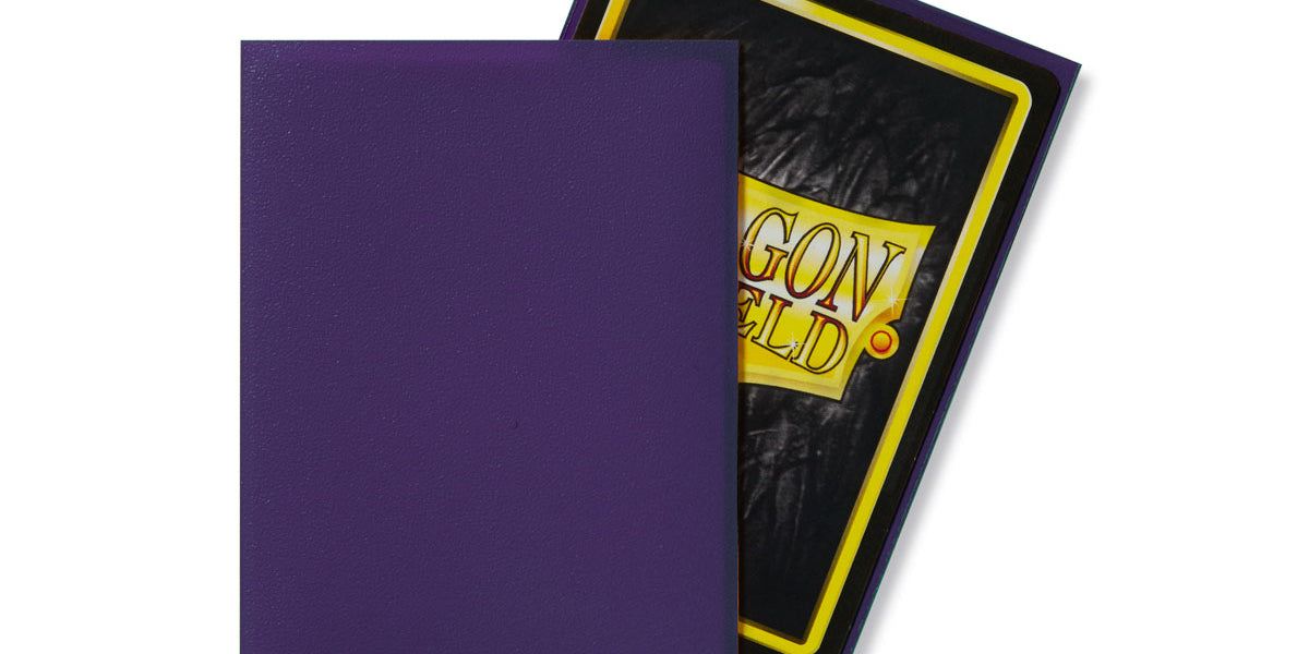Dragon Shields: (100) Matte Purple — Heroic Goods and Games