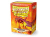 Dragon Shields: (100) Matte Orange Accessories ARCANE TINMEN   