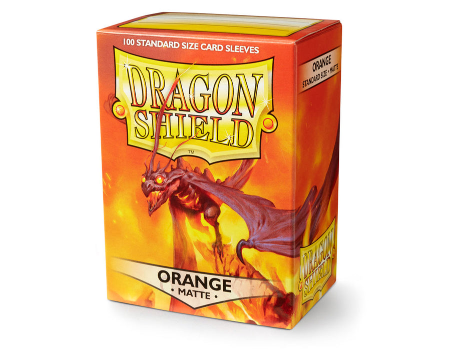 Dragon Shields: (100) Matte Orange Accessories ARCANE TINMEN   