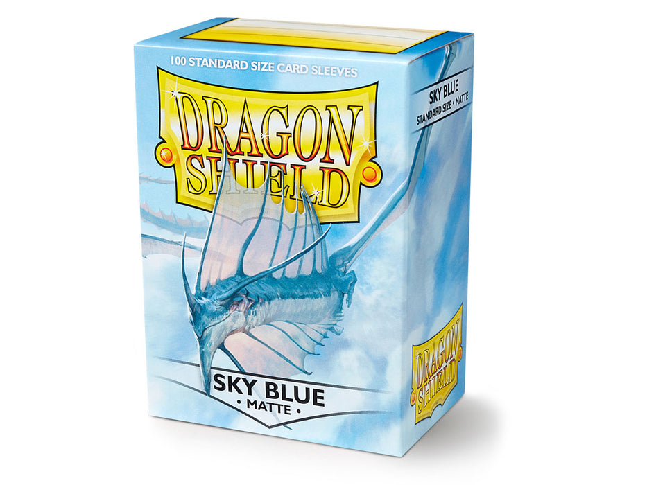 Dragon Shields: (100) Matte Sky Blue Accessories ARCANE TINMEN   