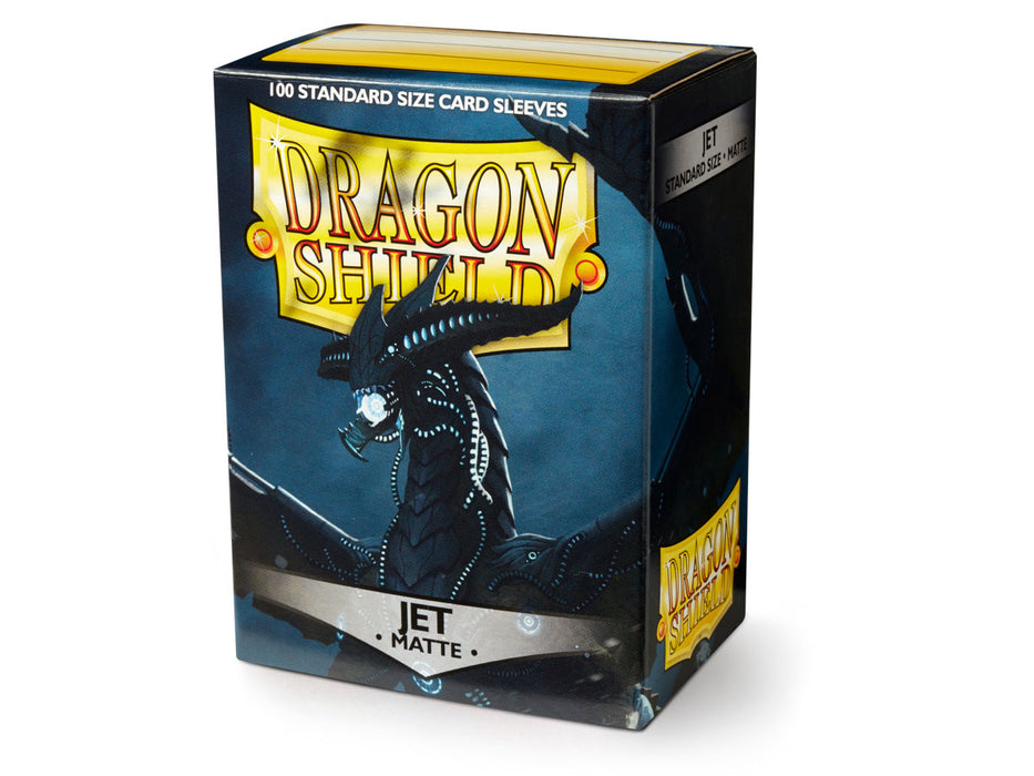 Dragon Shields: (100) Matte Jet Accessories ARCANE TINMEN   