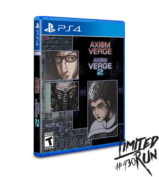 Axiom Verge 1 and 2 - Limited Run #430 - Playstation 4 - Sealed Video Games Limited Run   