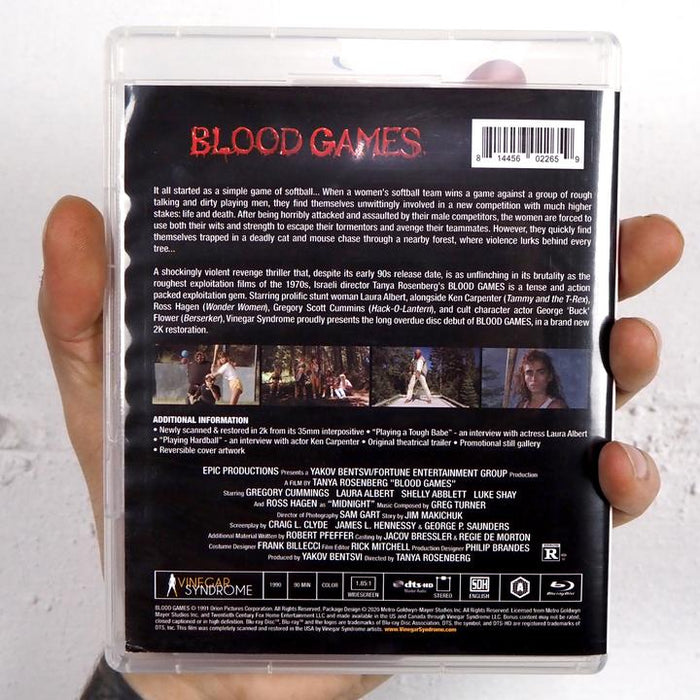 Blood Games - Blu-Ray/DVD - Sealed Media Vinegar Syndrome   
