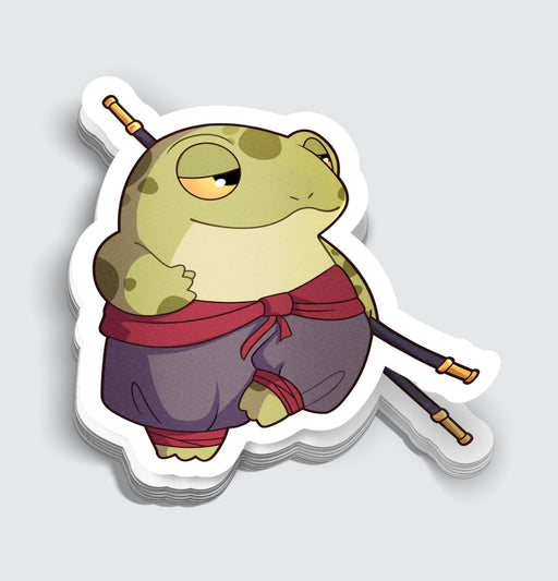 Frog Monk Class Inspired RPG Sticker - 3" Gift Mimic Gaming Co   