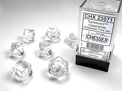 Translucent - Clear/White (7) Accessories CHESSEX MFG. CO. LLC   