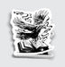 Ink Style Reading Raven Sticker - 3" Gift Mimic Gaming Co   