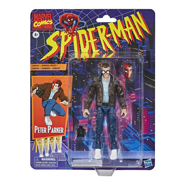Marvel Legends - Spider-Man Retro Peter Parker - New Vintage Toy Heroic Goods and Games   
