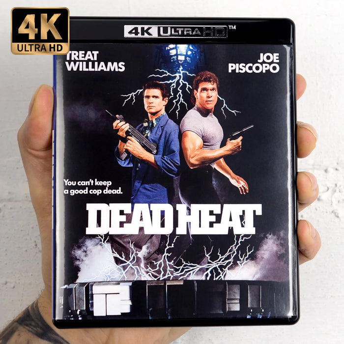 Dead Heat - Limited Edition Slipcover - 4K UHD & Blu-Ray - Sealed Media Vinegar Syndrome   