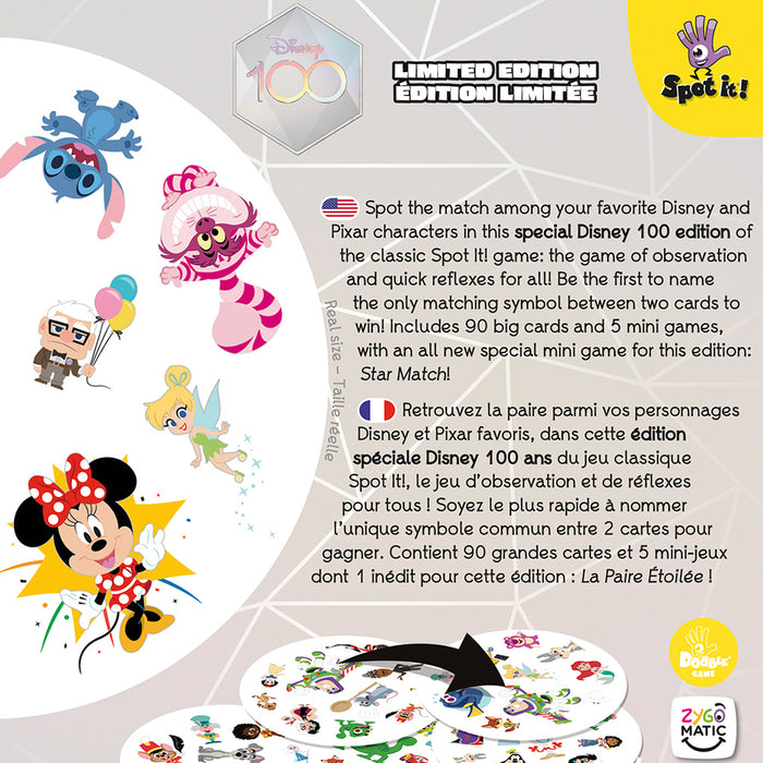 Spot It - Disney 100th Anniversary Board Games ASMODEE NORTH AMERICA   