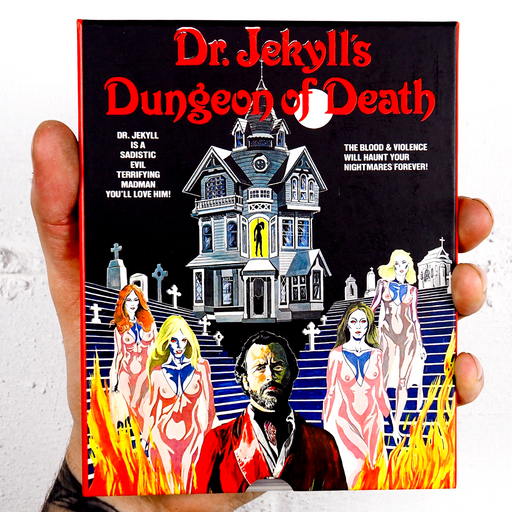 Dr. Jekyll's Dungeon of Death - Blu-Ray - Limited Edition Slipcover - Sealed Media Vinegar Syndrome   