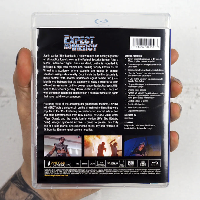 Expect No Mercy - Limited Edition Slipcover - Blu-Ray - Sealed Media Vinegar Syndrome   