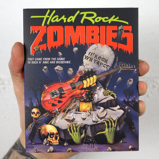 Hard Rock Zombies/Slaughterhouse Rock - Limited Edition Slipcover - Blu-Ray - Sealed Media Vinegar Syndrome   
