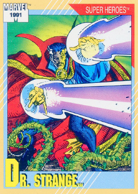 Marvel Universe 1991 - 044 - Dr. Strange Vintage Trading Card Singles Impel   