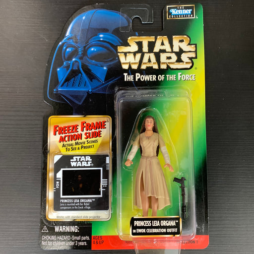 Star Wars - Power of the Force - Princess Leia in Ewok Celebration Outift Vintage Toy Heroic Goods and Games   