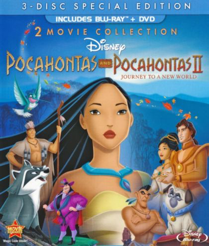 Pocahontas and Pocahontas II: Journey to a New World - Blu-Ray Media Heroic Goods and Games   